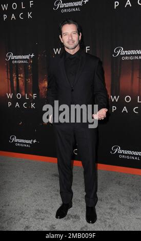 Los Angeles, Kalifornien. 19. Januar 2023. Ian Bohen bei Ankunft für WOLF PACK Premiere, Harmony Gold Theater, Los Angeles, CA 19. Januar 2023. Kredit: Elizabeth Goodenough/Everett Collection/Alamy Live News Stockfoto