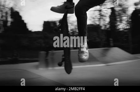 Kolosseum Skate Park in Rom Stockfoto