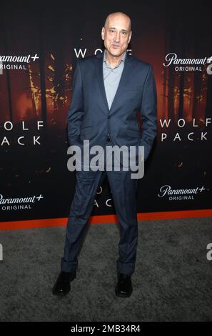 19. Januar 2023 – Los Angeles, Kalifornien – Kenny Alfonso. Los Angeles Premiere von Paramount+' Wolf Pack fand im Harmony Gold in Los Angeles statt. Stockfoto