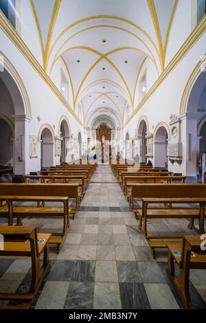 Altar und Inneneinrichtung in der Kirche Santa Maria della Pace, Chiesa di Santa Maria della Pace. Stockfoto