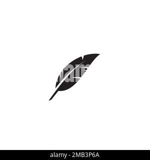 Federlogo oder Icon-Design Stock Vektor