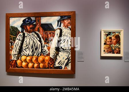 Alkmaar, Niederlande. Januar 2023. Ölgemälde von Charley Toorop im Stedelijk Museum in Alkmaar. Hochwertiges Foto Stockfoto