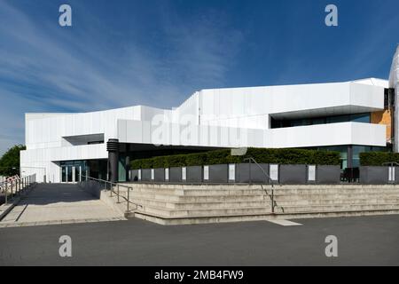 Stadthalle, multifunktionales Kultur- und Veranstaltungszentrum, Guetersloh, Ostwestfalen, Nordrhein-Westfalen, Deutschland Stockfoto