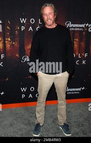 19. Januar 2023 – Los Angeles, Kalifornien – Linden Ashby. Los Angeles Premiere von Paramount+' Wolf Pack fand im Harmony Gold in Los Angeles statt. Stockfoto