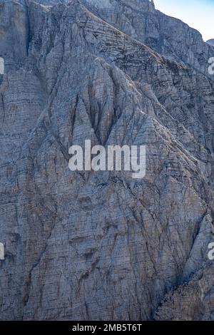 Wanderung über Plemenice nach Triglav Stockfoto