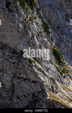 Wanderung über Plemenice nach Triglav Stockfoto