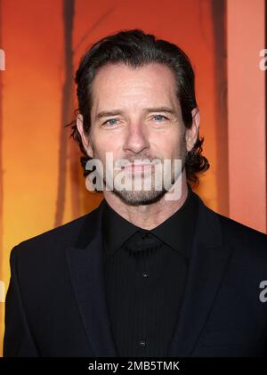 Los Angeles, Ca. 19. Januar 2023. Ian Bohen auf DER LA Premiere von Wolf Pack im Harmony Gold Theater in Los Angeles, Kalifornien, am 19. Januar 2023. Kredit: Faye Sadou/Media Punch/Alamy Live News Stockfoto