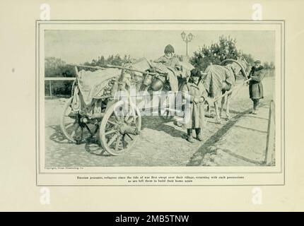 Russische Flüchtlinge kehren aus dem Buch The Story of the Great war in ihr Dorf zurück; die vollständigen historischen Aufzeichnungen der Ereignisse bis dato VON Reynolds, Francis Joseph, 1867-1937; Churchill, Allen Leon; Miller, Francis Trevelyan, 1877-1959; Wood, Leonard, 1860-1927; Knight, Austin Melvin, 1854-1927; Palmer, Frederick, 1873-1958; Simonds, Frank Herbert, 1878-; Ruhl, Arthur Brown, 1876. Band VII Veröffentlicht 1920 Stockfoto