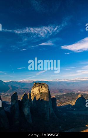 Einige Berge mit einer seltenen und extrem schönen Form. Stockfoto