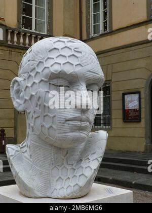 Die Skulpturen von Rabarama in Lucca, Toskana Stockfoto