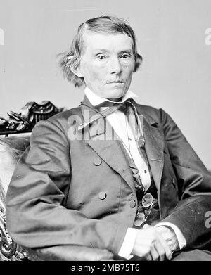 Senator Alexander Hamilton Stephens, Vizepräsident der Konföderierten Staaten von Amerika. Stockfoto