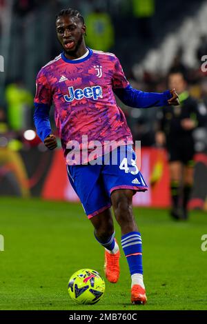 Samuel Iing-Junior vom FC Juventus in Aktion während des Italien Cup Fußballspiels zwischen dem FC Juventus und dem AC Monza. Stockfoto