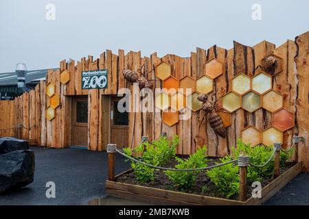 Northumberland UK: 6. Juni 2022: Northumberland Zoo Stockfoto