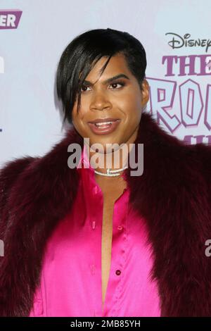 Los Angeles, Kalifornien. 19. Januar 2023. EJ Johnson bei Ankunft für DIE STOLZE FAMILIE: LAUTER UND STOLZER Premiere, Nate Holden Performing Arts Center, Los Angeles, CA 19. Januar 2023. Kredit: Priscilla Grant/Everett Collection/Alamy Live News Stockfoto