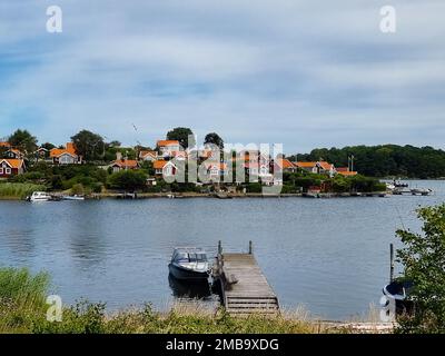 Karlskrona ist eine Hafenstadt in der südschwedischen Provinz Blekinge Stockfoto