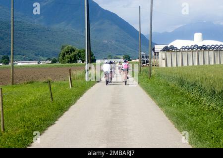 Tenero, Schweiz - 28. Mai 2018: Verschiedene Aktivitäten des Sportzentrums. Stockfoto