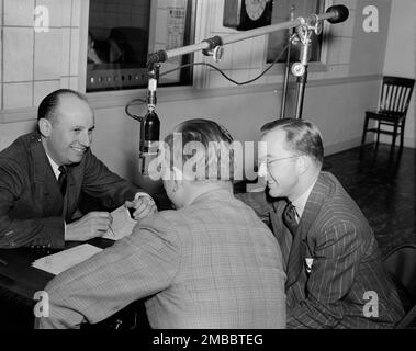 Porträt von Ted Weems, WINX, Washington, D.C., Ca. 1940. Stockfoto