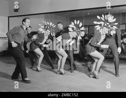 Portrait von Lee Sherman, Radio City Music Hall, New York, New York, New York, New York, Kalifornien. Juni 1947. Stockfoto