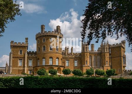 Belvoir Castle, Leicestershire, England, Großbritannien Stockfoto