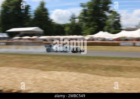 Smokey W11 beim Goodwood Festival of Speed 2022 (George Russel) Stockfoto