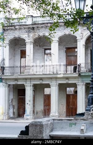 Gebäude auf Paseo del Prado, Havanna, Kuba Stockfoto