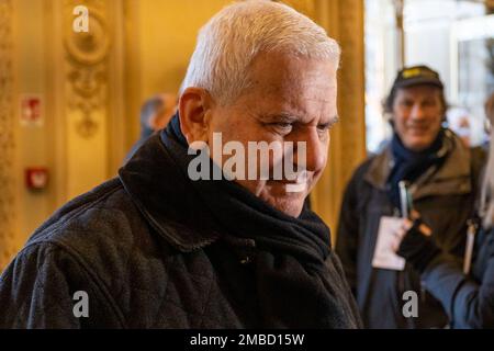 Teatro Donizetti, Bergamo, Italien, 20. Januar 2023, Francesco Beschi, Bergamo Bishop während Bergamo Brescia, italienische Kulturhauptstadt 2023 - Institutionelle Eröffnung - News Credit: Live Media Publishing Group/Alamy Live News Stockfoto