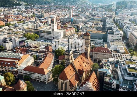 Stiftskirche in Stuttgart, Deutschland Stockfoto