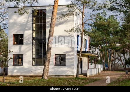 Häuser der Bauhaus Masters, Dessau, Bundesrepublik Deutschland Stockfoto