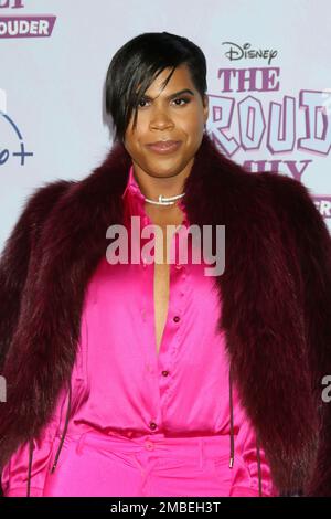 Los Angeles, USA. 19. Januar 2023. LOS ANGELES - 19. JANUAR: EJ Johnson bei der stolzen Familie - lauter und stolzer Series Premiere im Nate Holden Performing Arts Center am 19. Januar 2023 in Los Angeles, CA (Foto von Katrina Jordan/Sipa USA) Kredit: SIPA USA/Alamy Live News Stockfoto