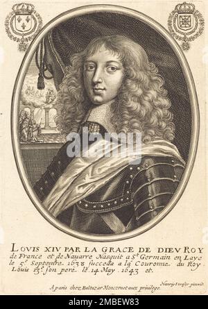 Ludwig XIV., König von Frankreich. Stockfoto