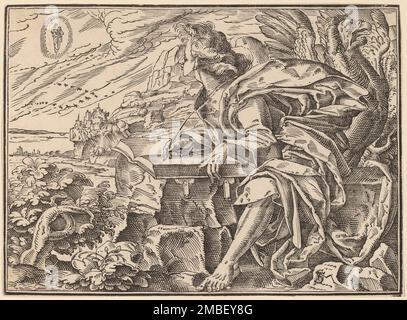 Die vier Reiter der Apokalypse, veröffentlicht 1630. Stockfoto