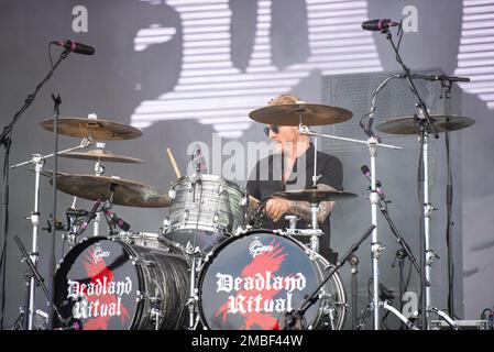 22. Juni 2019: Totland Ritual auf dem Hellfest Open Air Festival Stockfoto