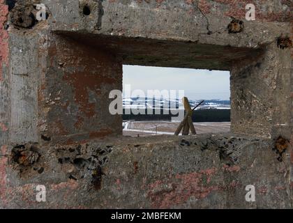 Kincraig Point Battery, Fife, Schottland Stockfoto