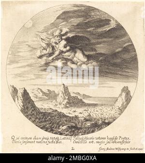 Gott erschafft Ordnung aus Chaos, 1665. Stockfoto