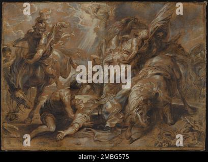 Die Konversion des Heiligen Paulus, 1640er. Stockfoto