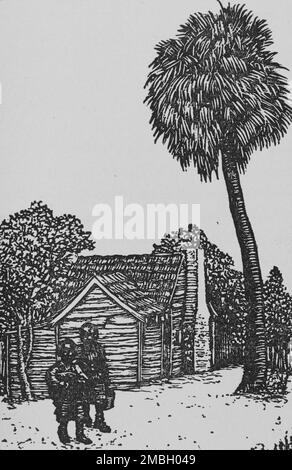 Von der Sklavenhütte nach Hause, 1926. Stockfoto