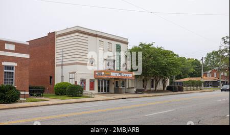 Kairo, Georgia, USA - 16. April 2022: Das historische Zebulon Theatre Stockfoto