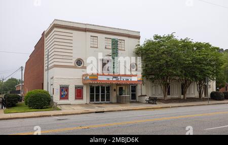 Kairo, Georgia, USA - 16. April 2022: Das historische Zebulon Theatre Stockfoto