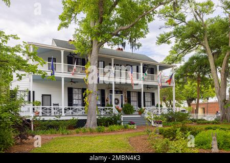 Fernandina, Florida, USA - 16. April 2022: The Lesesne House, Historical Landmark Stockfoto