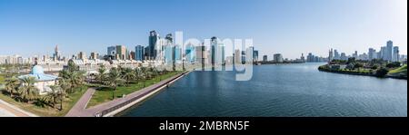 Stadtlandschaft von Dubai Stockfoto