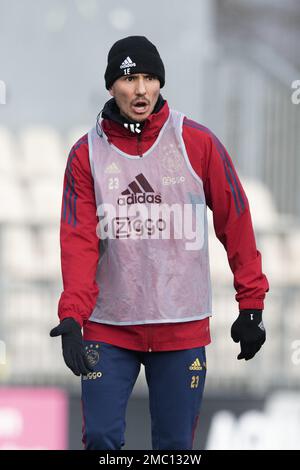 AMSTERDAM - Steven Berghuis während der öffentlichen Ausbildung von Ajax zur Vorbereitung des Klassikers gegen Feyenoord. ANP OLAF KRAAK niederlande raus - belgien raus Stockfoto