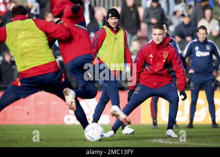 AMSTERDAM - Steven Berghuis während der öffentlichen Ausbildung von Ajax zur Vorbereitung des Klassikers gegen Feyenoord. ANP OLAF KRAAK niederlande raus - belgien raus Stockfoto