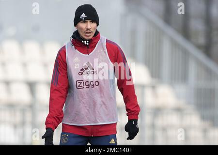 AMSTERDAM - Steven Berghuis während der öffentlichen Ausbildung von Ajax zur Vorbereitung des Klassikers gegen Feyenoord. ANP OLAF KRAAK niederlande raus - belgien raus Stockfoto