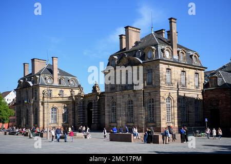 Palais Rohan, heute Museum, Straßburg, Departement Bas-Rhin, Elsass, Frankreich Stockfoto