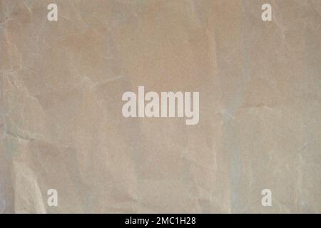 Alte zerknitterte Papierblattstruktur Stockfoto