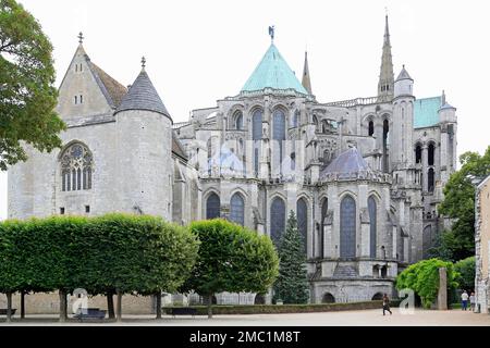 Kathedrale Notre Dame von Chartres, Eure-et-Loir, Frankreich Stockfoto