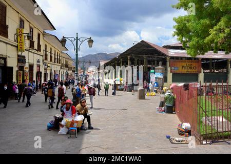 San Pedro-Markt, Cusco, Peru Stockfoto