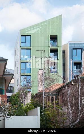 Melbourne, Victoria, Australien - Entwicklung eines Appartementgebäudes in Luma durch Jackson Clements Burrows Architects Stockfoto