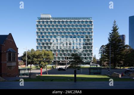 Perth, WA, Australien - Council House Building von Howlett & Bailey Stockfoto