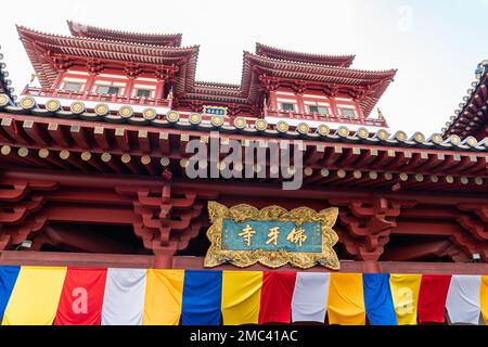 Singapur Zahntempel longhua Krankenhaus Stockfoto